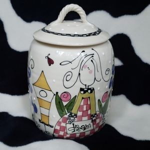 Authentic whimsical cookie jar